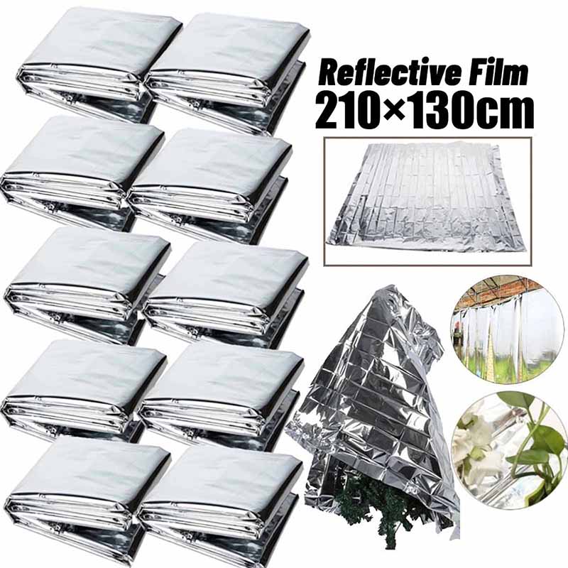 Greenhouse Plastic Film - 1-10 PCS Garden Silver Mylar Film