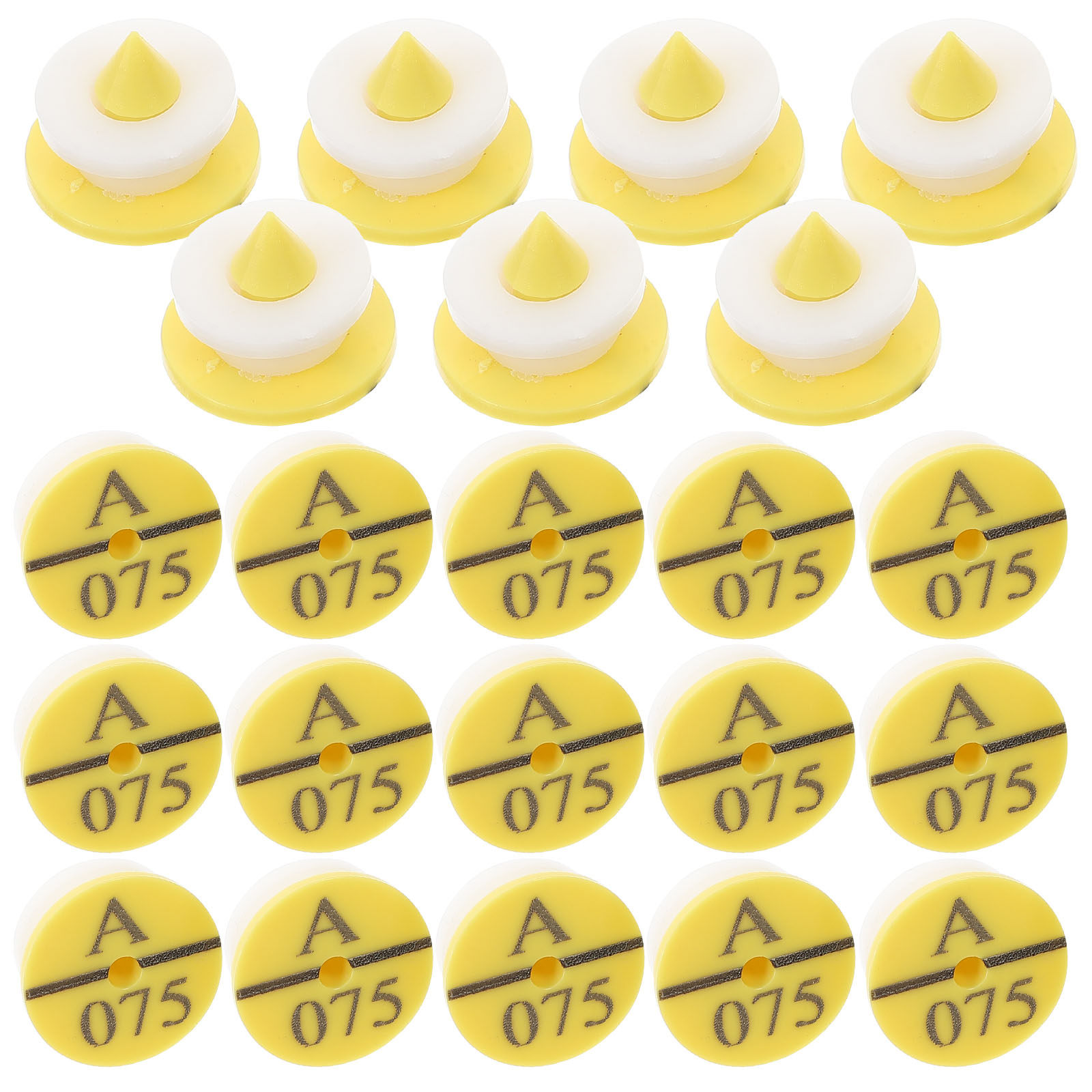 Livestock Ear Tag - 50Pcs Rabbit Ear Tags Reliable Fade